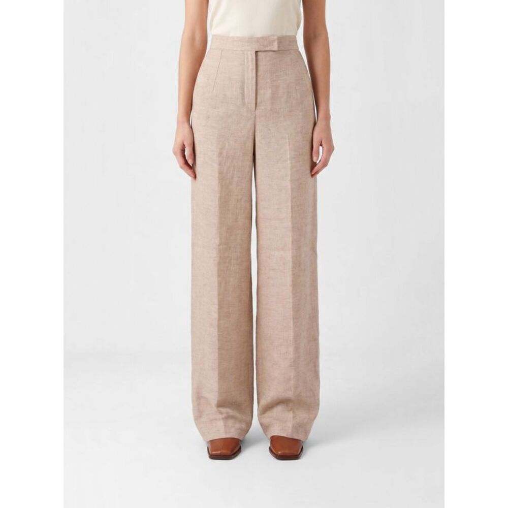 Emporio Armani Women Tailored Trousers Emporio Armani In Linen Blend
